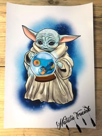 Image 2 of The Child Baby Yoda  A4 Print 