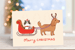 Image of Cat & Dog Christmas Card