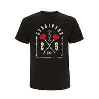 TEE-SHIRT NOIR - CABOCHARD N' ROSES