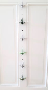 Image 2 of Guirlande Grues Forêt/Noir graphique