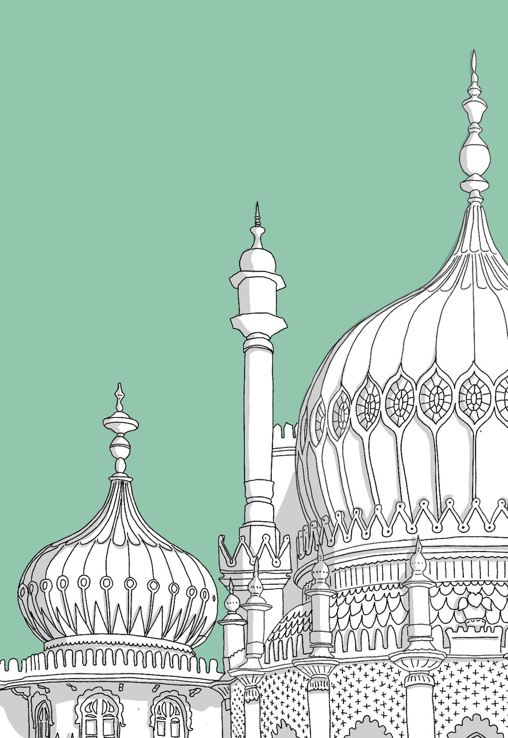 Brighton Pavilion Print