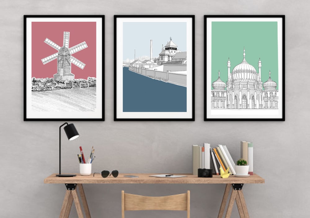 Brighton Pavilion Print