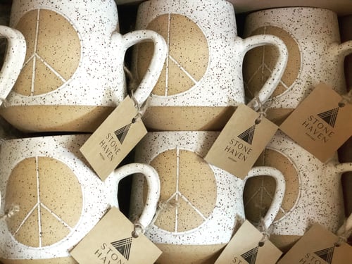 Image of Speckled Peace Mug
