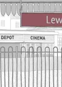 Image 2 of Lewes Train Station and Depot Cinema Print