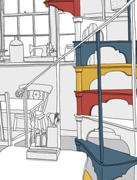 Image 2 of Snowdrop Inn Print