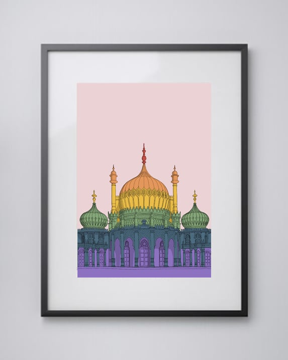 Brighton Pavilion *special edition rainbow