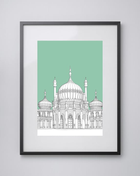 Brighton Pavilion Print