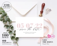 Image 1 of Simple Modern Save the Date