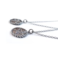 Image 2 of Pentagram necklace in sterling silver or gold