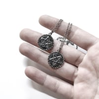 Image 4 of Pentagram necklace in sterling silver or gold