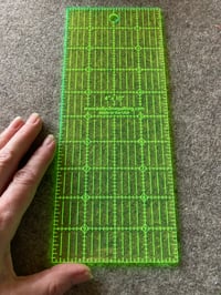 Image 1 of 4” x 10” quilting template/ruler