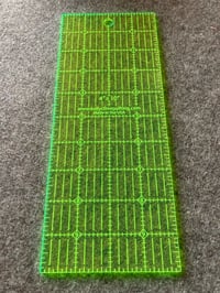 Image 2 of 4” x 10” quilting template/ruler