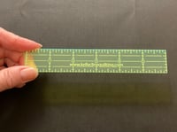 1” x 6” ruler