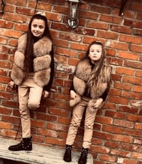 Image 2 of Tan fox fur gilet 