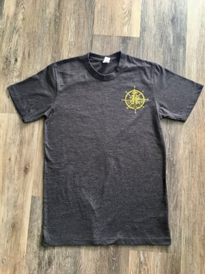 Image of "Compass Rose" T shirt  Carbon