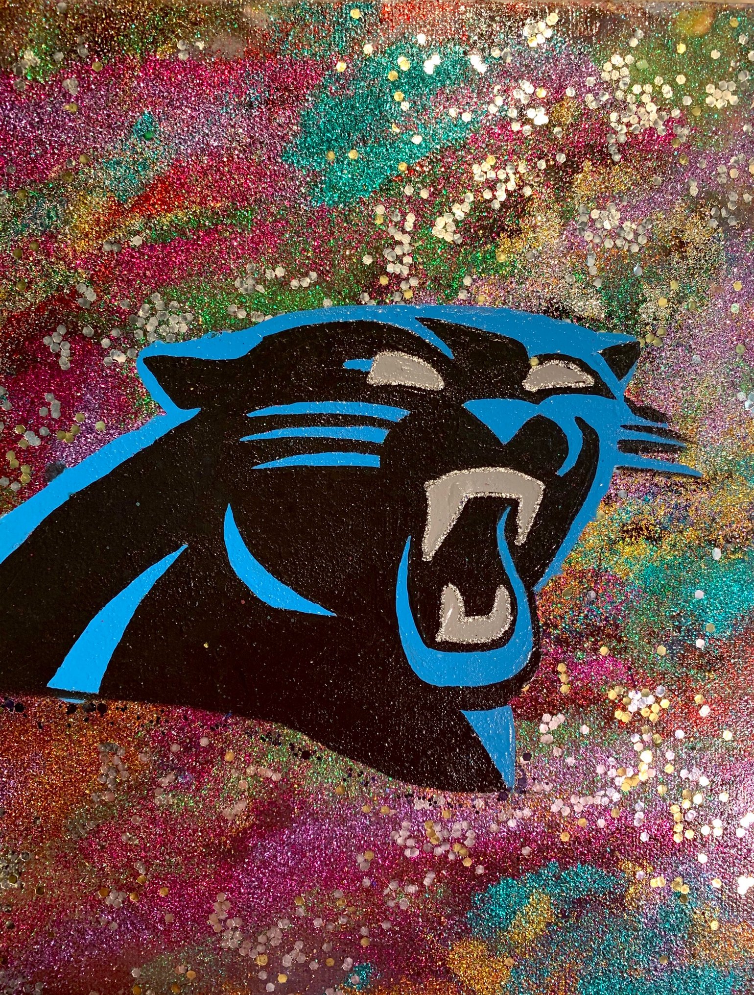 carolina panthers painting