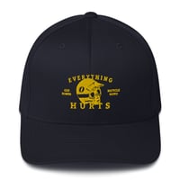 Image 2 of OLD BONES BADGE LOGO FLEX FIT HAT