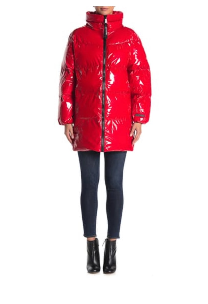 juicy couture black label puffer coat