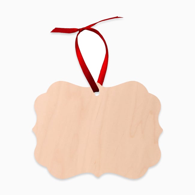 Winter Bear Natural Wood Benelux Ornament