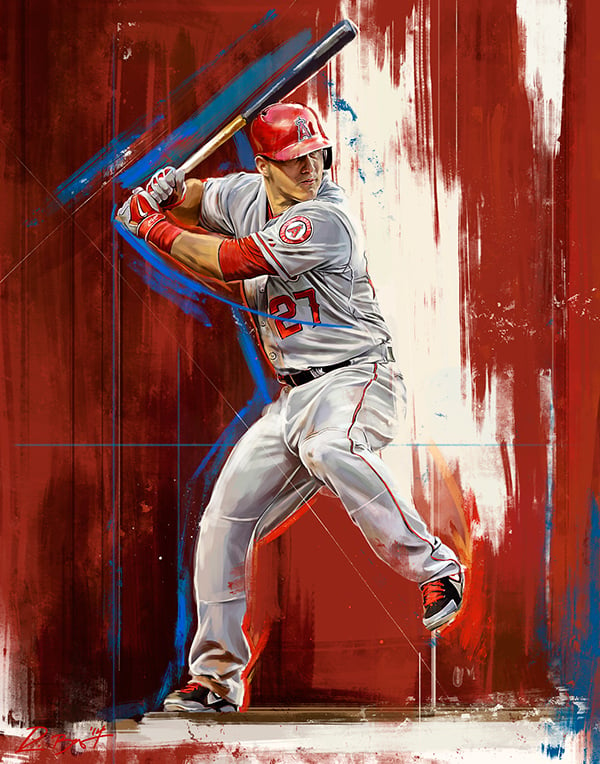 Image of Mike Trout - Print