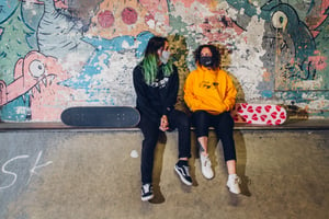 Image of Skaters in Arms Hoodie