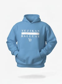 Image 5 of YB Carolina Blue Heavy Blend Fleece Pullover Hoodie