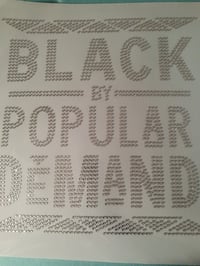 Image 1 of Black By Popular Demand Bling Hoodie