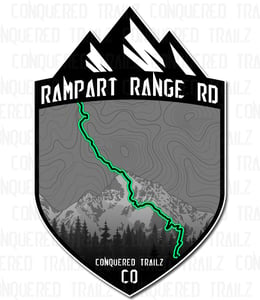 Image of "Rampart Range Rd" Trail Badge