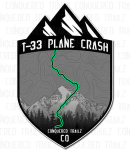 Image of "T-33 Plane Crash" Trail Badge