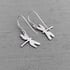 Tiny Sterling Silver Dragonfly Earrings Image 3