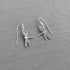 Tiny Sterling Silver Dragonfly Earrings Image 2