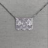 Silver Lace Necklace (No. 6) 