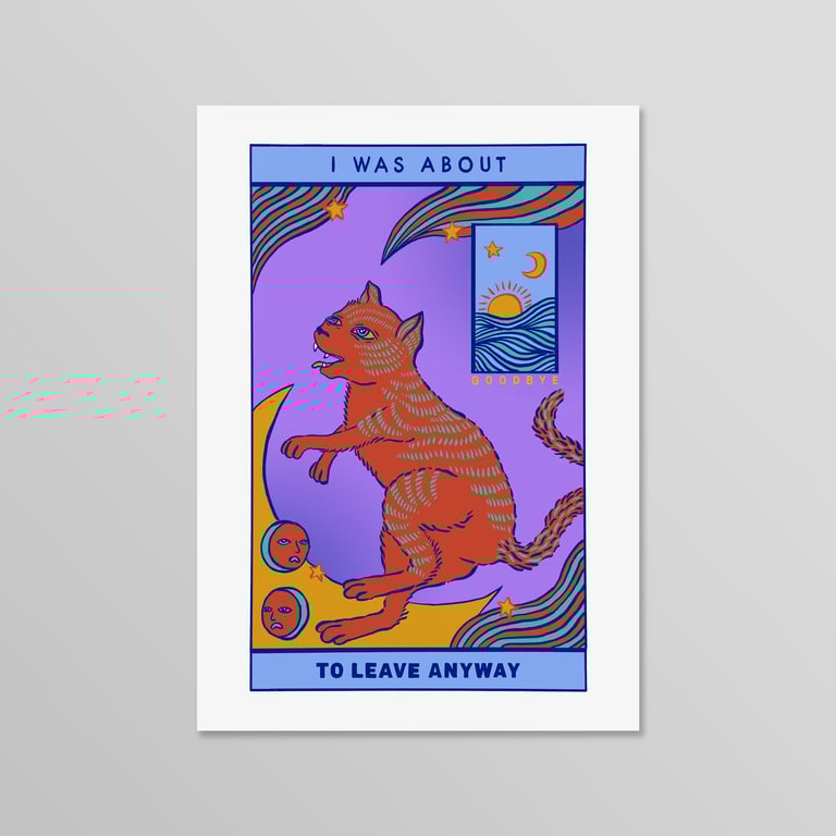 i was about to leave