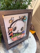 Image 3 of “Harvest and polinate” shadow box