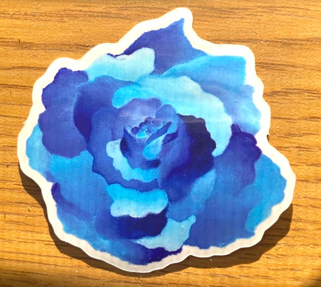 Blue Rose Sticker 
