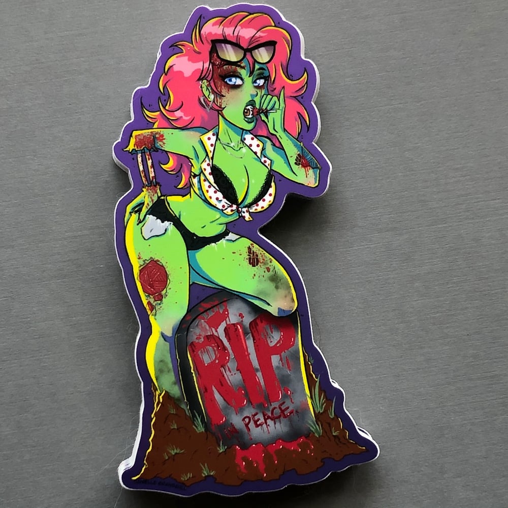"R.I.P.... in peace" Sticker