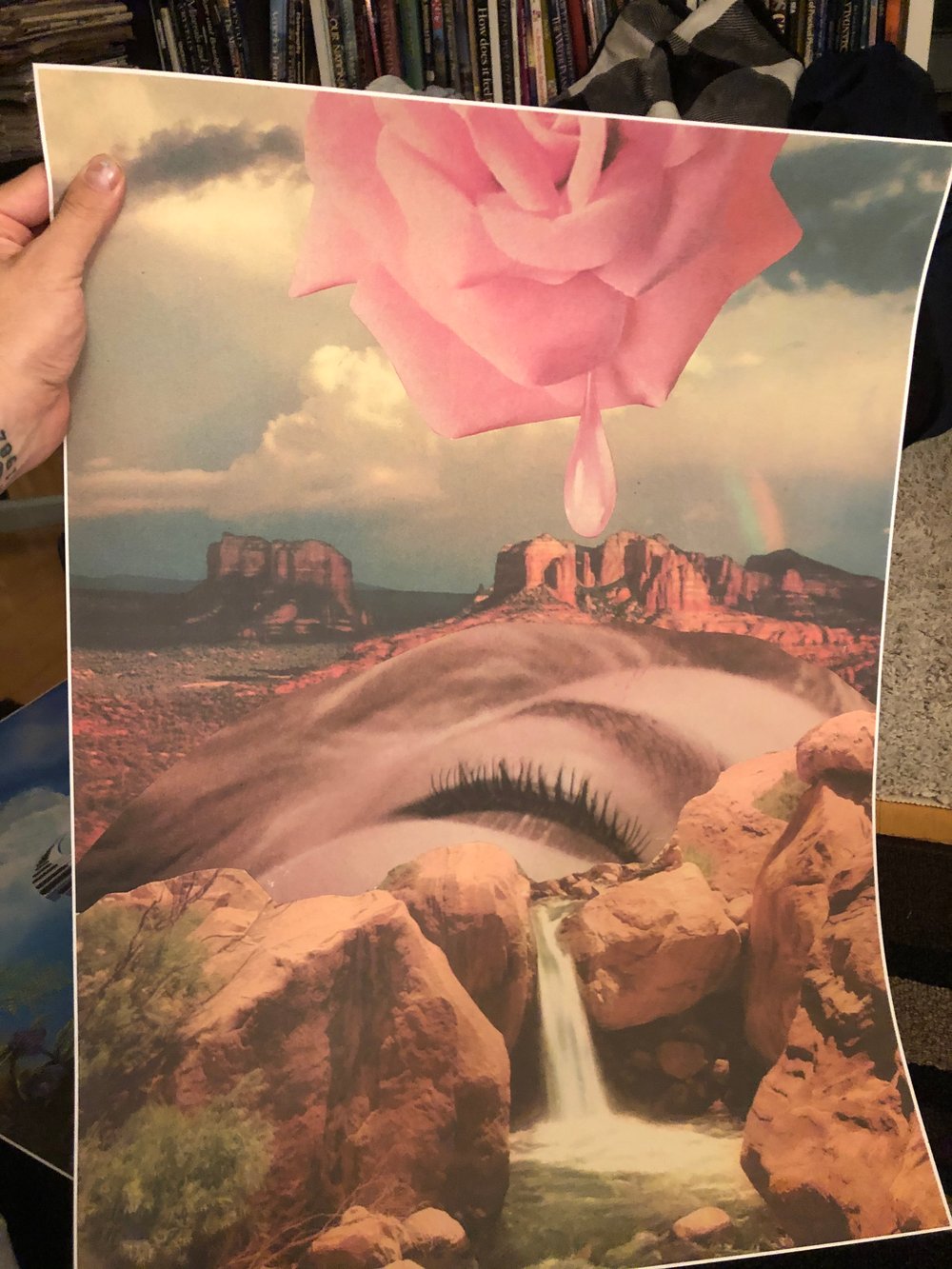 Desert rose poster 