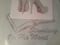 Image 1 of Standing On His Word Bling Tee