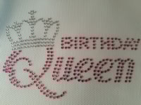 Image 1 of Birthday Queen Bling Mask