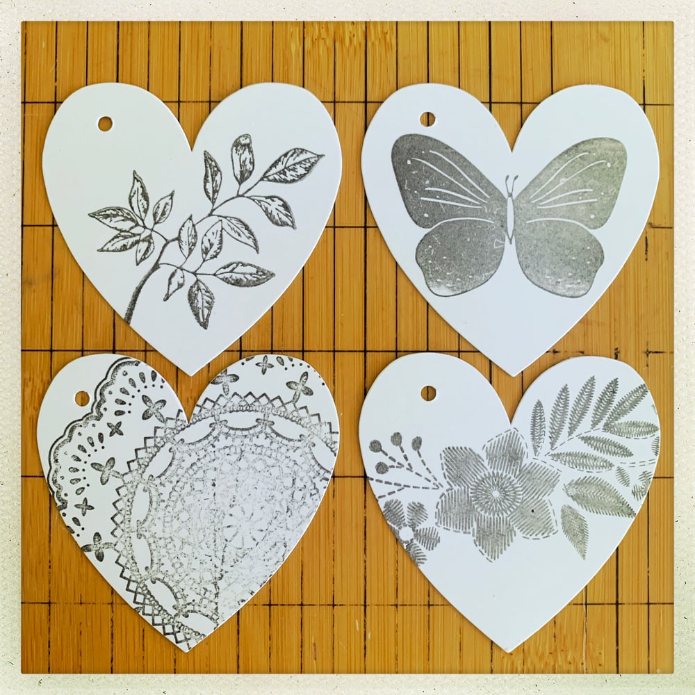 Image of mini heart gift tags