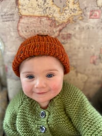 Image 2 of Boys Donegal Beanies - Forest