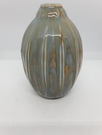 Image 3 of Doulton Lambeth Ware Slip Cast Gourd Shape Vase #2
