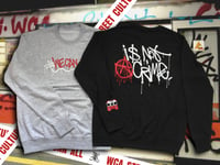 Image 1 of SWEATSHIRT BLACK “Is not a Crime”