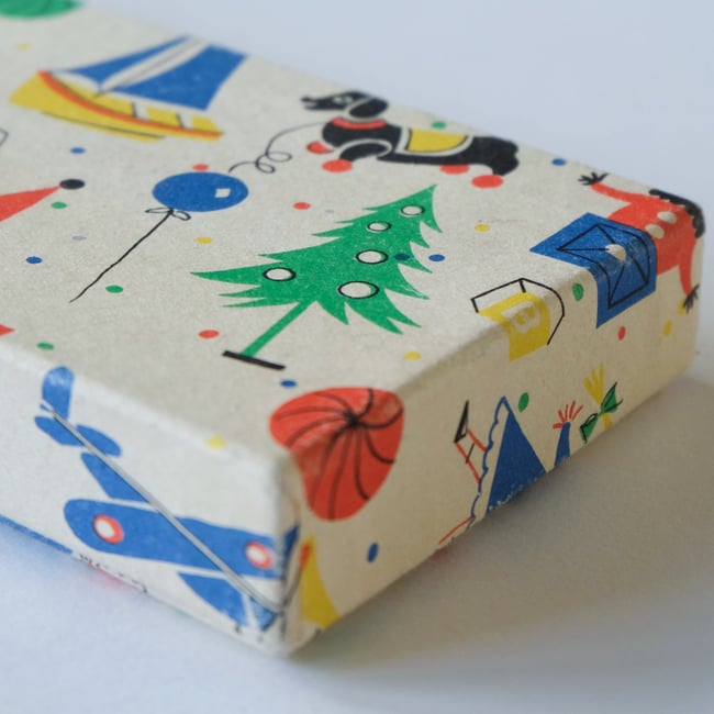 Vintage Christmas Gift Box