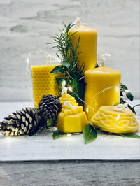 Image 1 of Hand-Poured Beeswax Candles