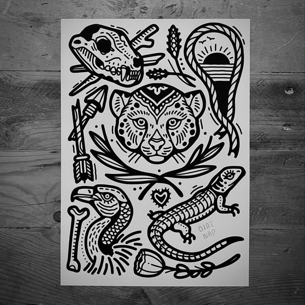 Image of NATIVES 1 -  A4 PRINT