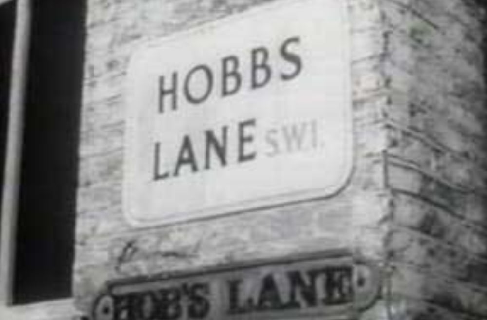 'Hobbs Lane' Road Sign 