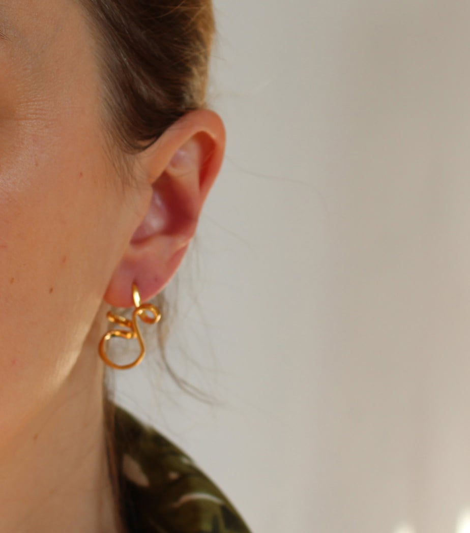 Image of ampersand earrings