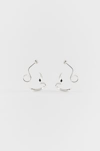 Image 2 of ampersand earrings