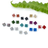 Image 1 of Třpytivé náušnice Cubes